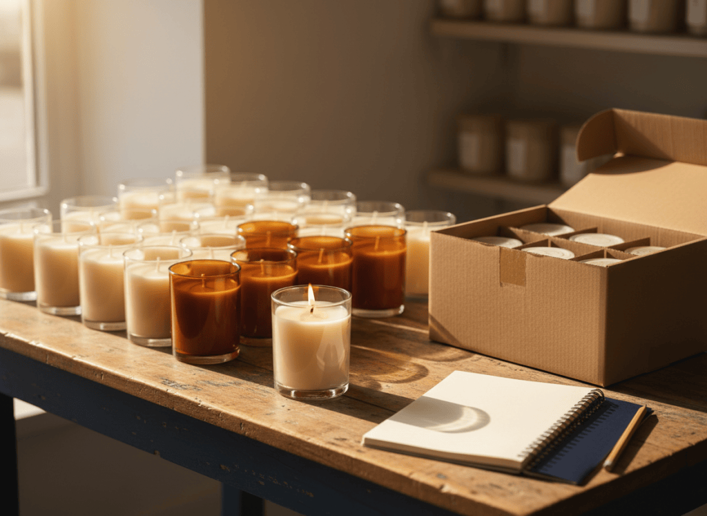 How to Buy Candles Wholesale: Wax, Labels, and Safety Basics